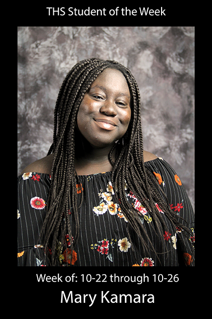 THS Student of the Week 10-22 through 10-26: Mary Kamara