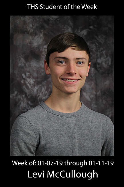 Student of the Week: Levi McCullough