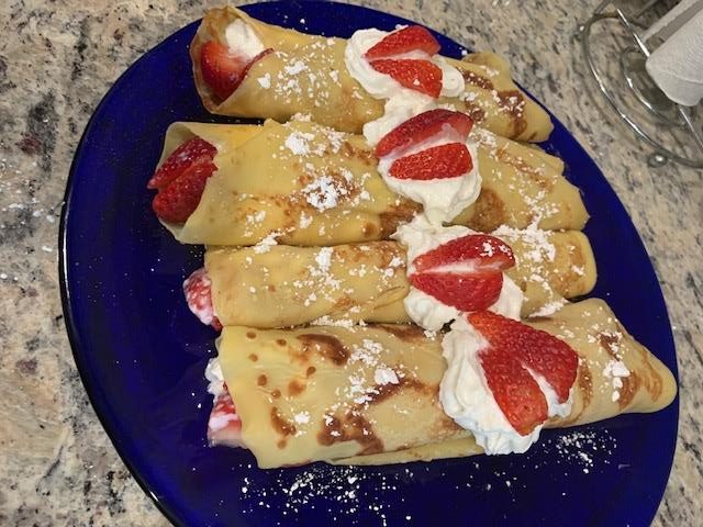 Culinary Corner: Strawberry and Cream Cheese Crepes