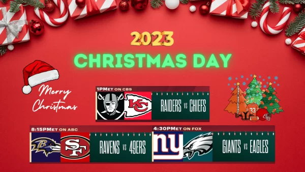 2023 Christmas Day football games