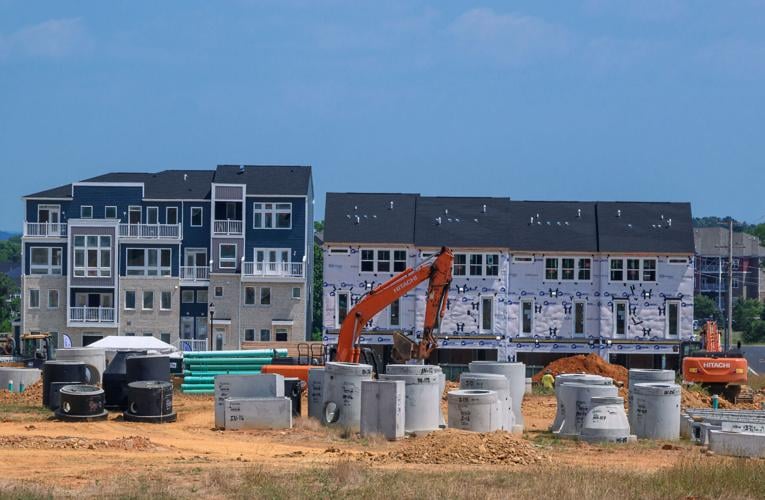 New homes being built outside of Fort Detrick.