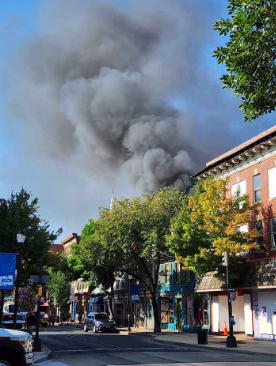 Restaurant Fire in Downtown, Frederick